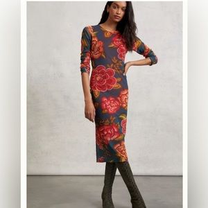 Farm Rio for Anthropologie Floral Stretch Maxi Dress